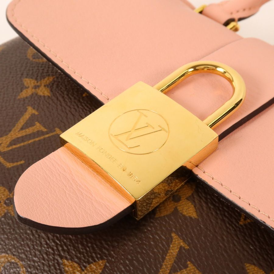 LOUIS VUITTON Monogram Locky BB手挽肩背兩用袋-9