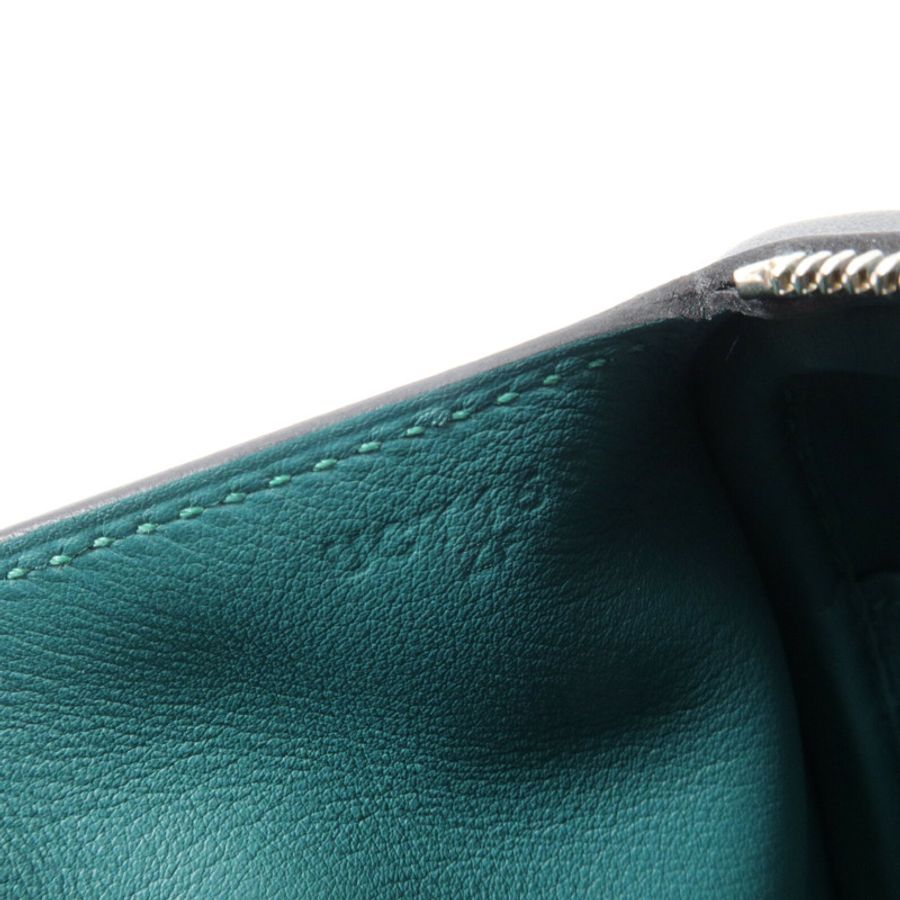 HERMES Swift皮革Mini Lindy手挽肩背兩用袋Vert Rousseau/Malach-7