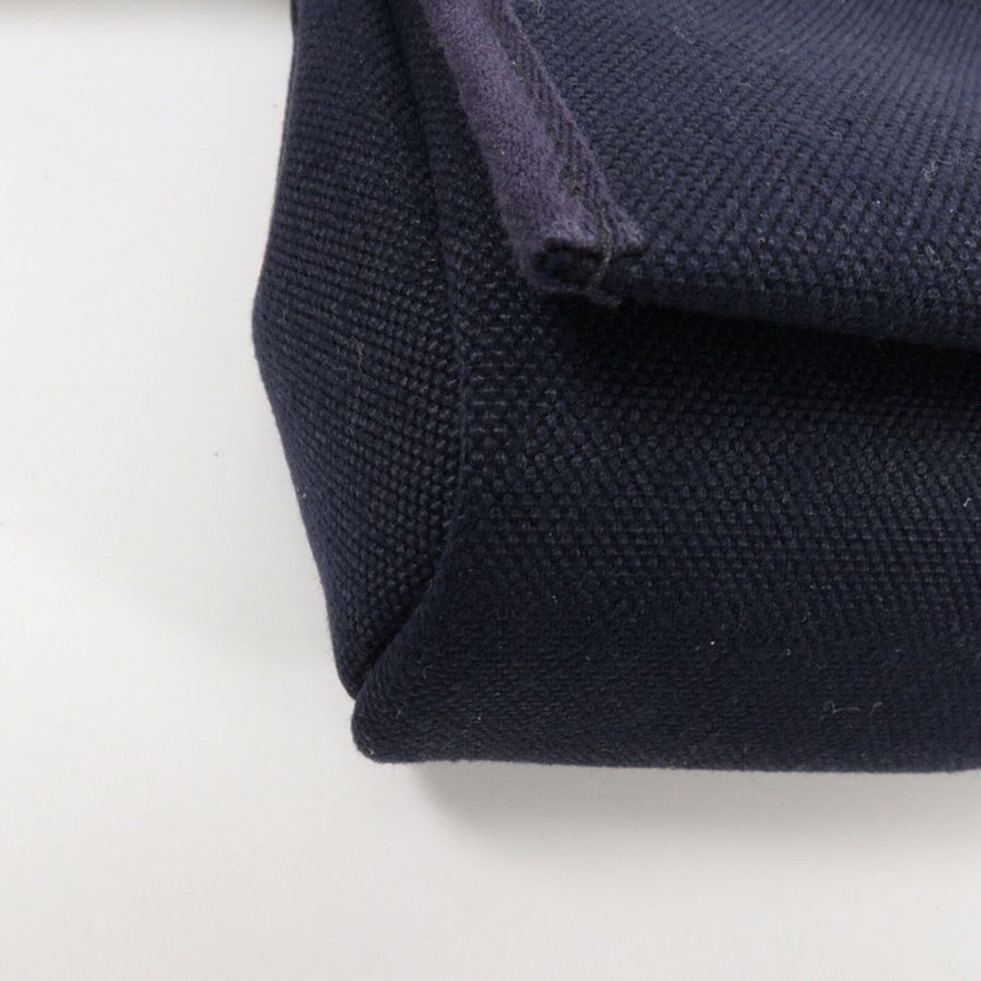 HERMES 帆布Mini Herbag肩背袋Bleu Indigo-12