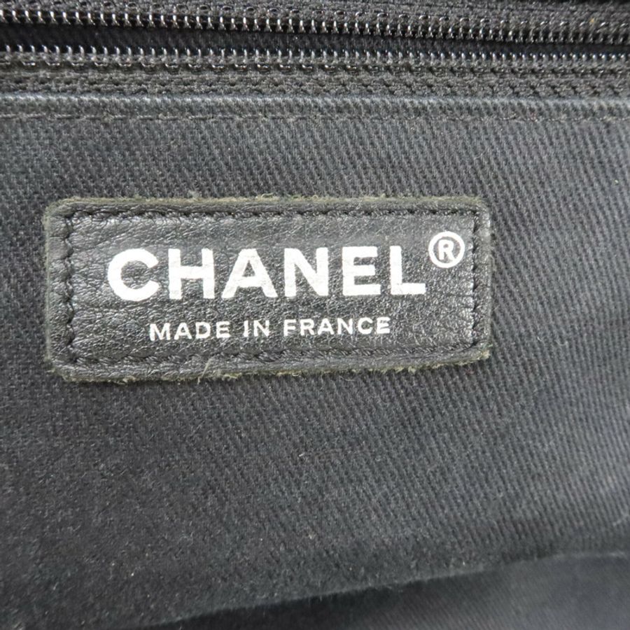 CHANEL 牛皮皮革Chain Shoulder鏈帶肩背袋-5