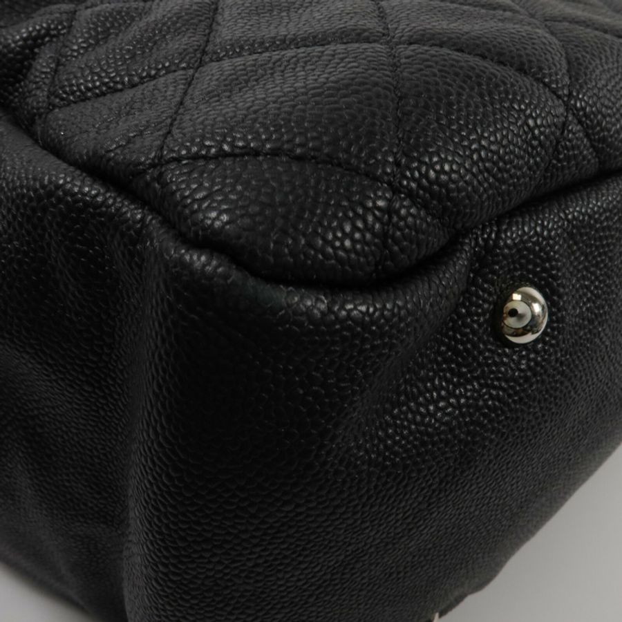 CHANEL 牛皮皮革Chain Shoulder鏈帶肩背袋-12