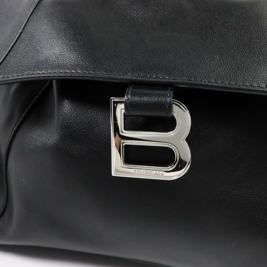 BALENCIAGA 牛皮皮革Medium Hourglass Soft肩背袋-7