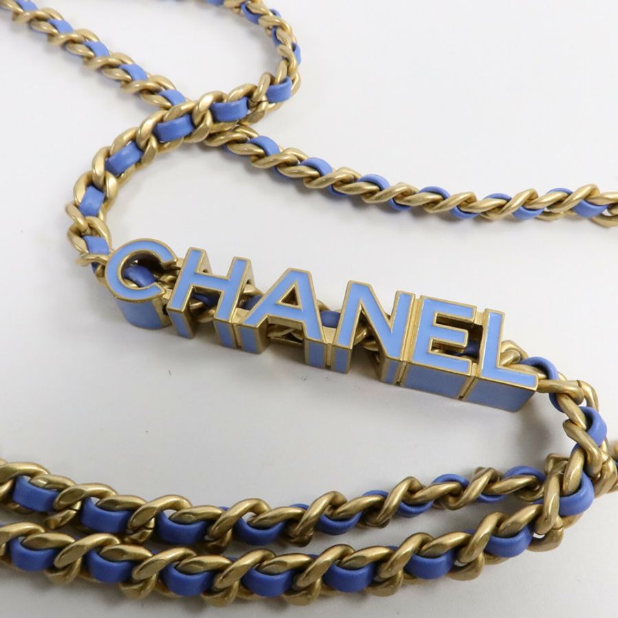 CHANEL 羊皮皮革Chain Shoulder Bag鏈帶肩背袋-6