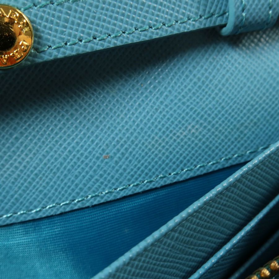 PRADA Saffiano皮革Wallet On Chain鏈帶肩背袋-15