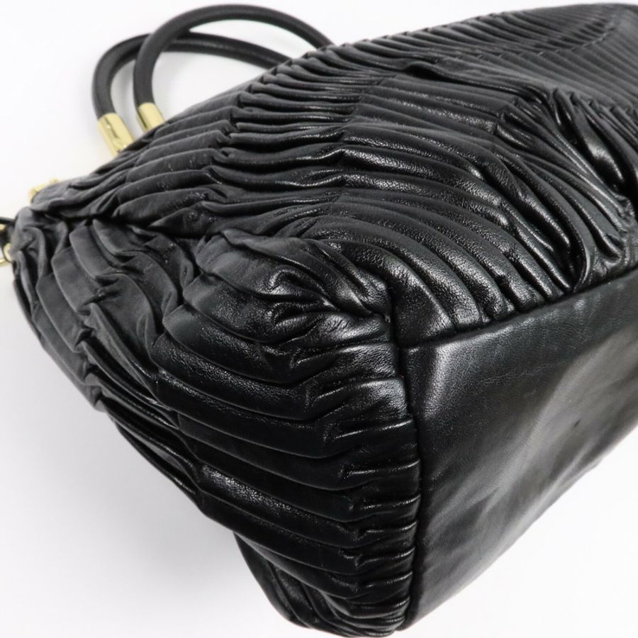 COACH 牛皮皮革Madison Carrie Satchel Bag手挽肩背兩用袋-11