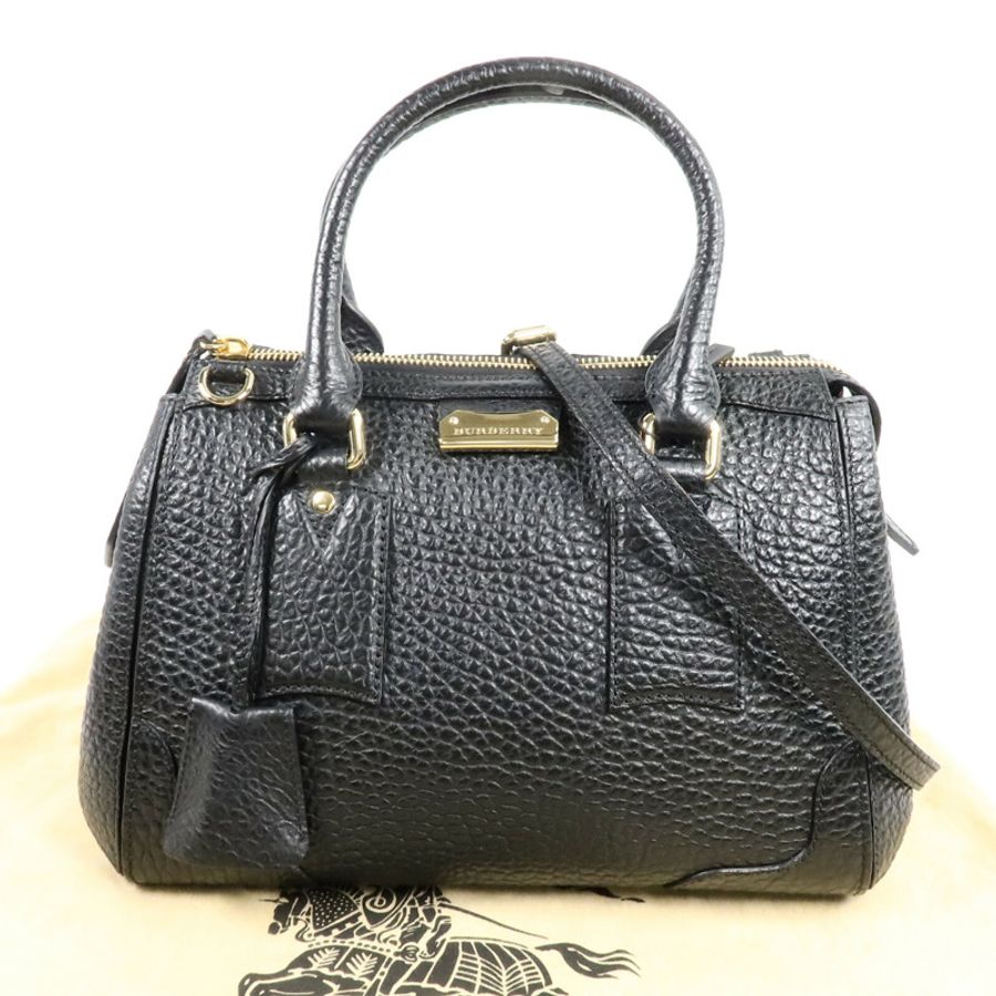 BURBERRY 牛皮皮革2 Way Shoulder Bag手挽肩背兩用袋-8