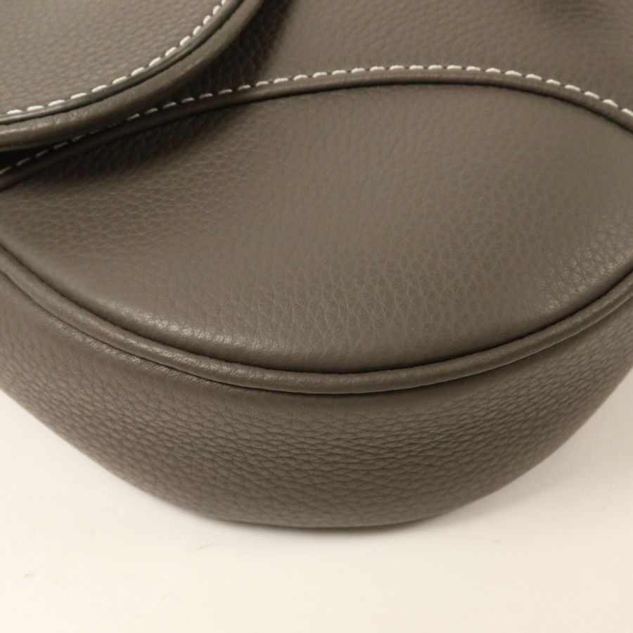Dior 牛皮皮革Saddle Bag肩背袋-11