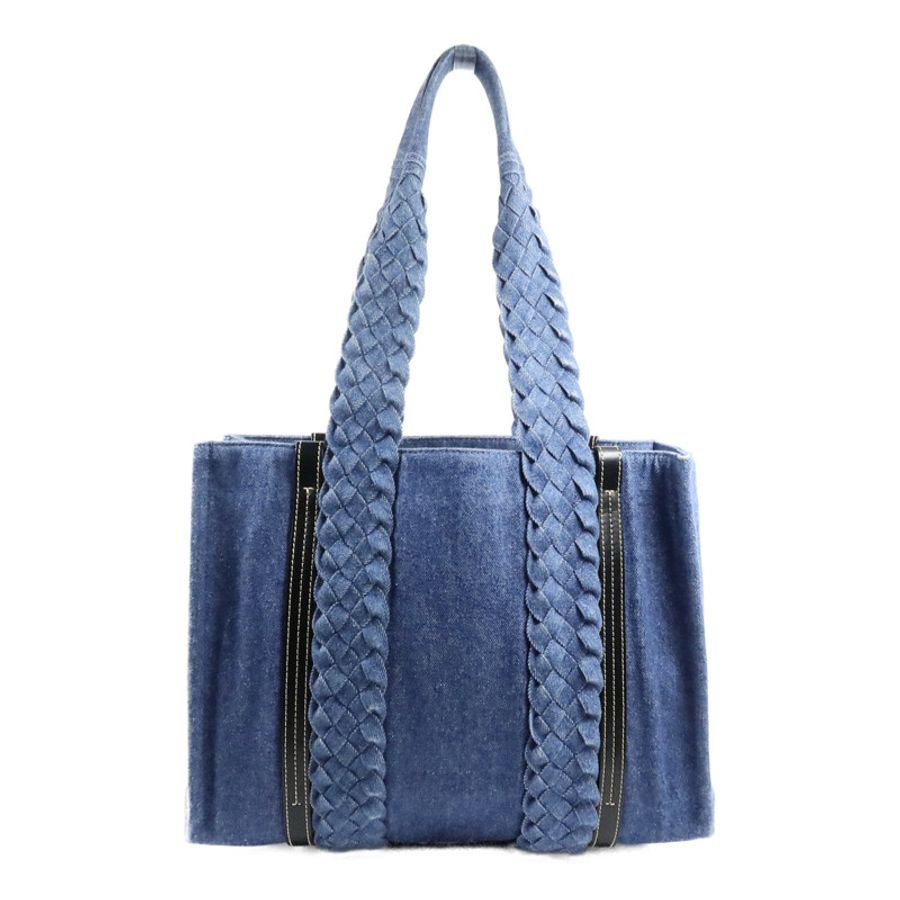 Chloe 牛仔布Woody Tote Bag Large手挽袋-3