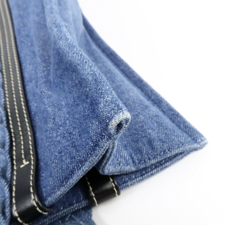 Chloe 牛仔布Woody Tote Bag Large手挽袋-15