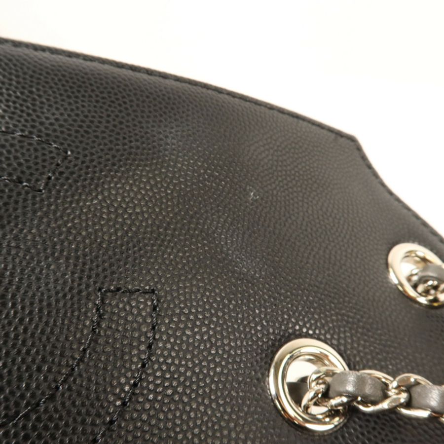 CHANEL 牛皮皮革Macro Chevron Envelope Flap Bag鏈帶肩背袋-15