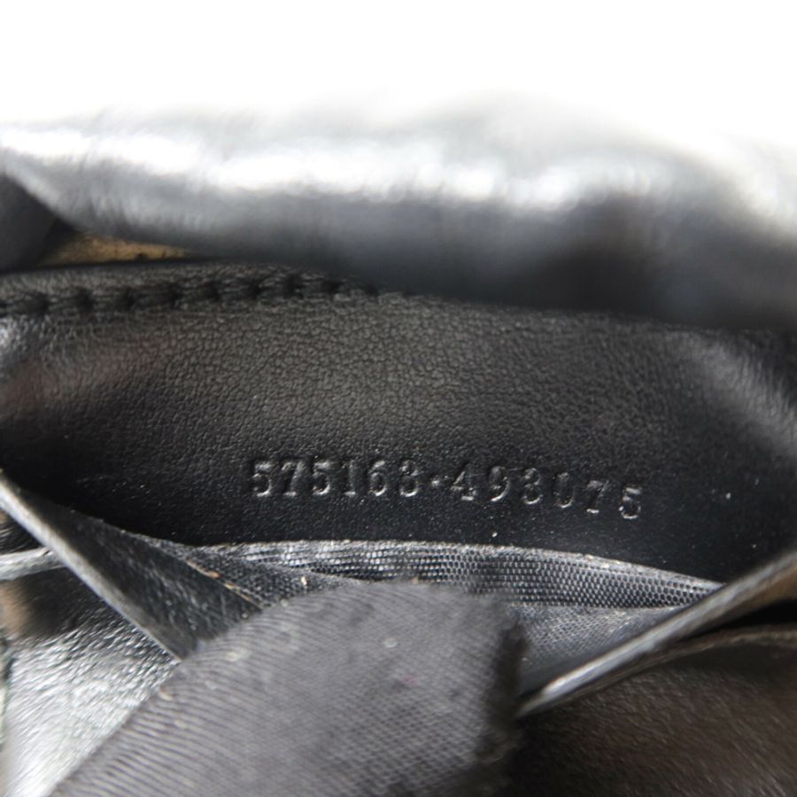 GUCCI 牛皮皮革GG Marmont Mini Bucket鏈帶肩背袋-6