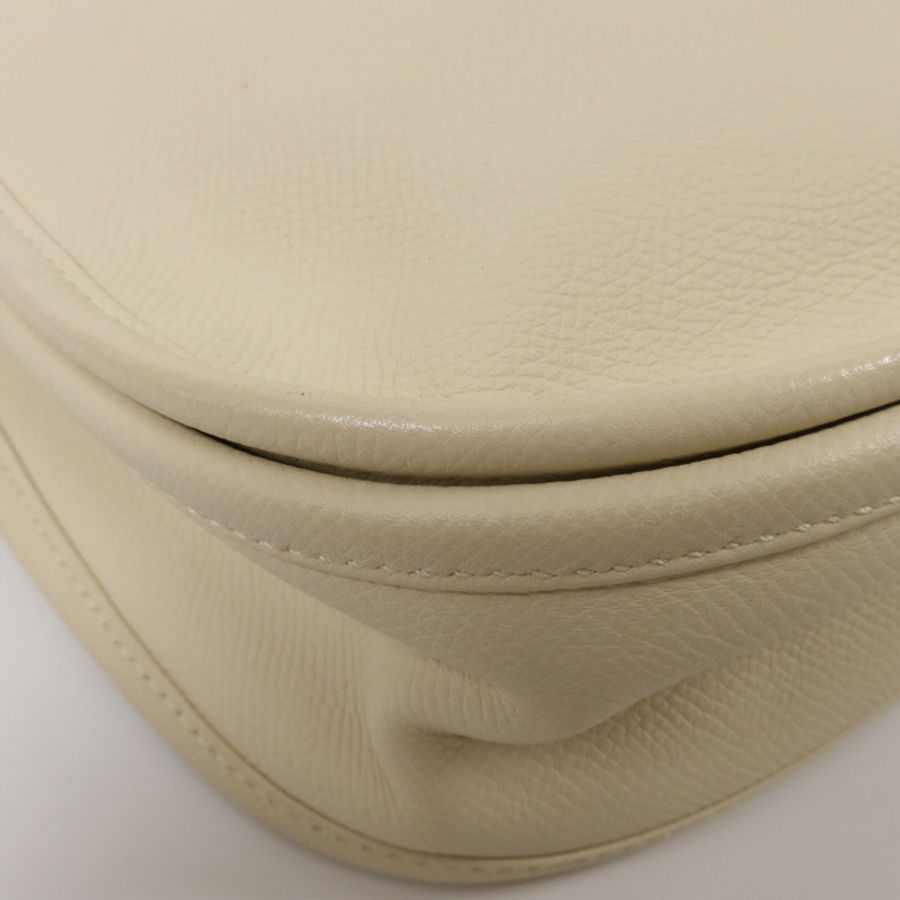 HERMES Epsom皮革Evelyne PM肩背袋Craie-12