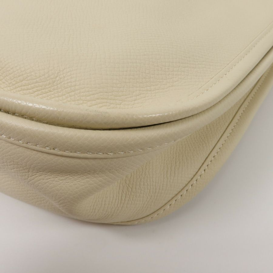 HERMES Epsom皮革Evelyne PM肩背袋Craie-13