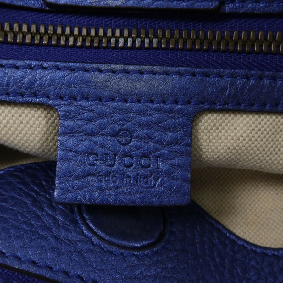 GUCCI 牛皮皮革Bamboo Shopper手挽肩背兩用袋-6