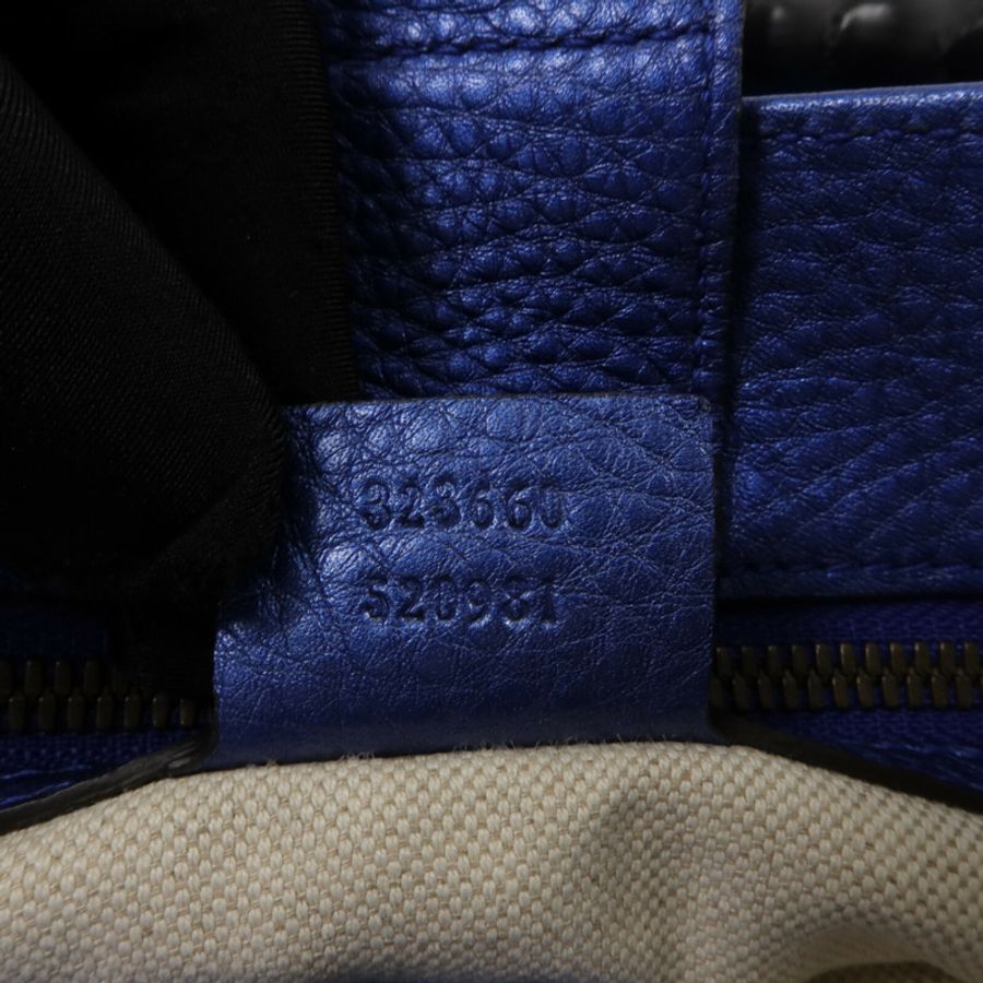 GUCCI 牛皮皮革Bamboo Shopper手挽肩背兩用袋-7