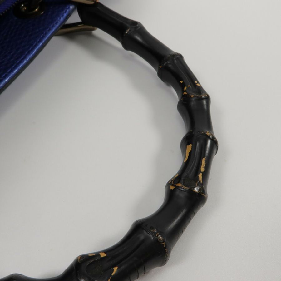 GUCCI 牛皮皮革Bamboo Shopper手挽肩背兩用袋-14