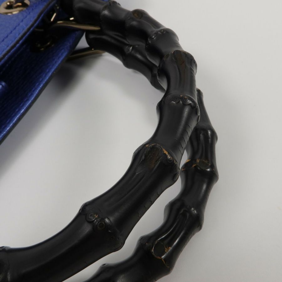 GUCCI 牛皮皮革Bamboo Shopper手挽肩背兩用袋-15