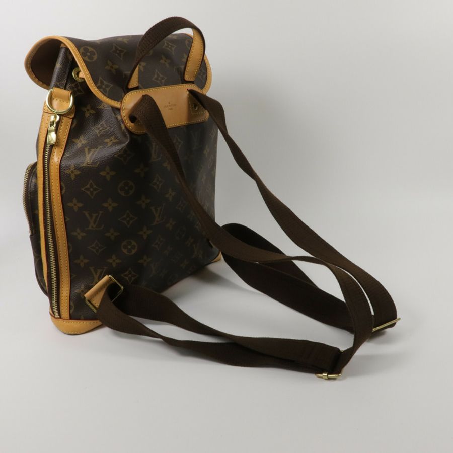 LOUIS VUITTON Monogram Sac A Dos Bosphore背包棕色-9