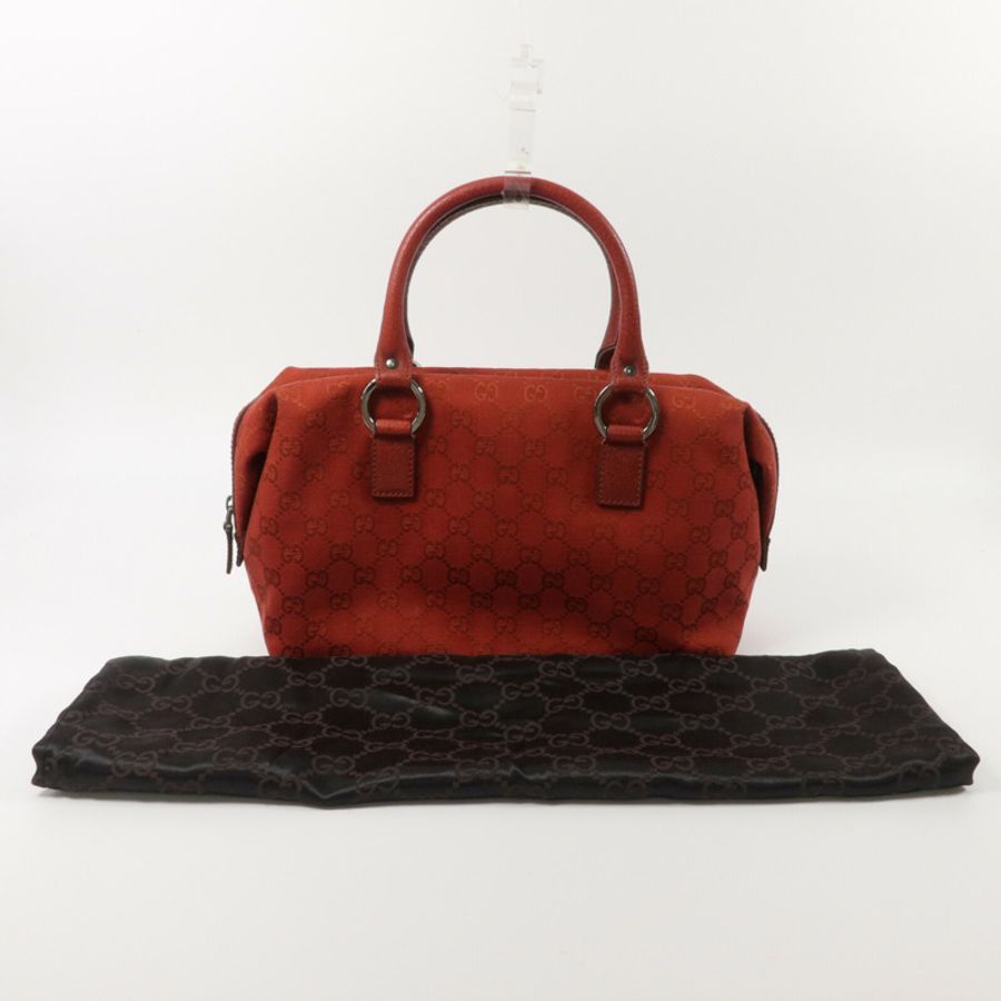 GUCCI 帆布GG Boston手挽袋-8