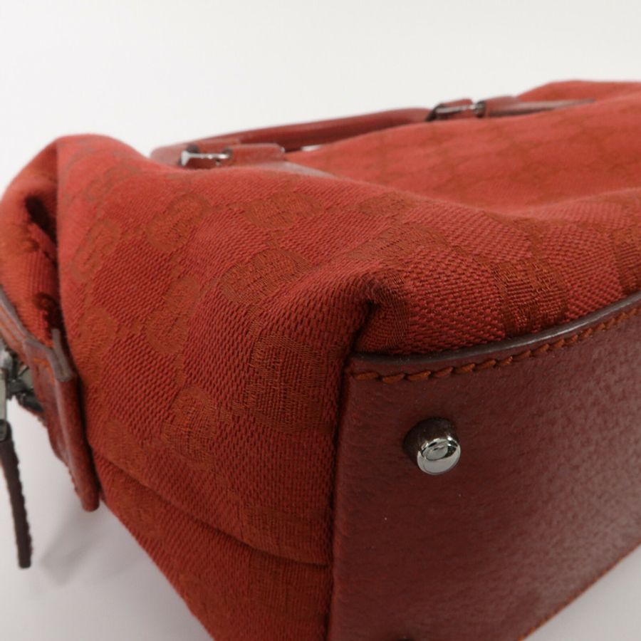 GUCCI 帆布GG Boston手挽袋-9