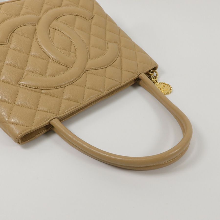 CHANEL 牛皮皮革Vintage Tote Bag手挽袋-9