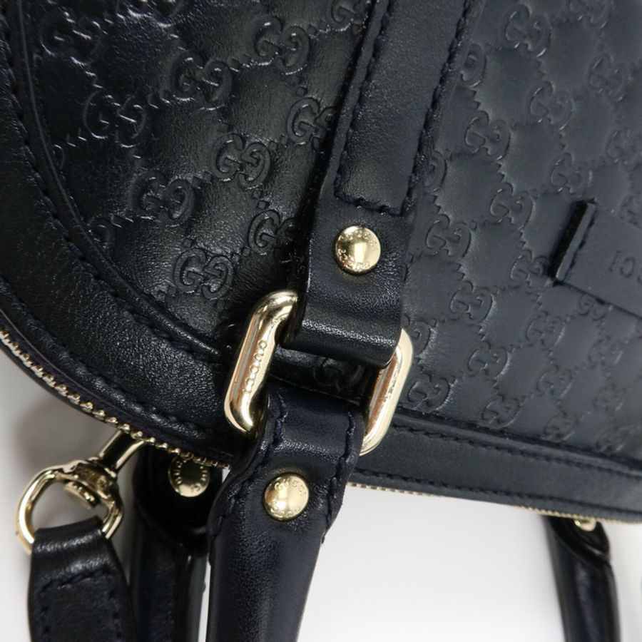 GUCCI 牛皮皮革Guccissima手挽肩背兩用袋-6