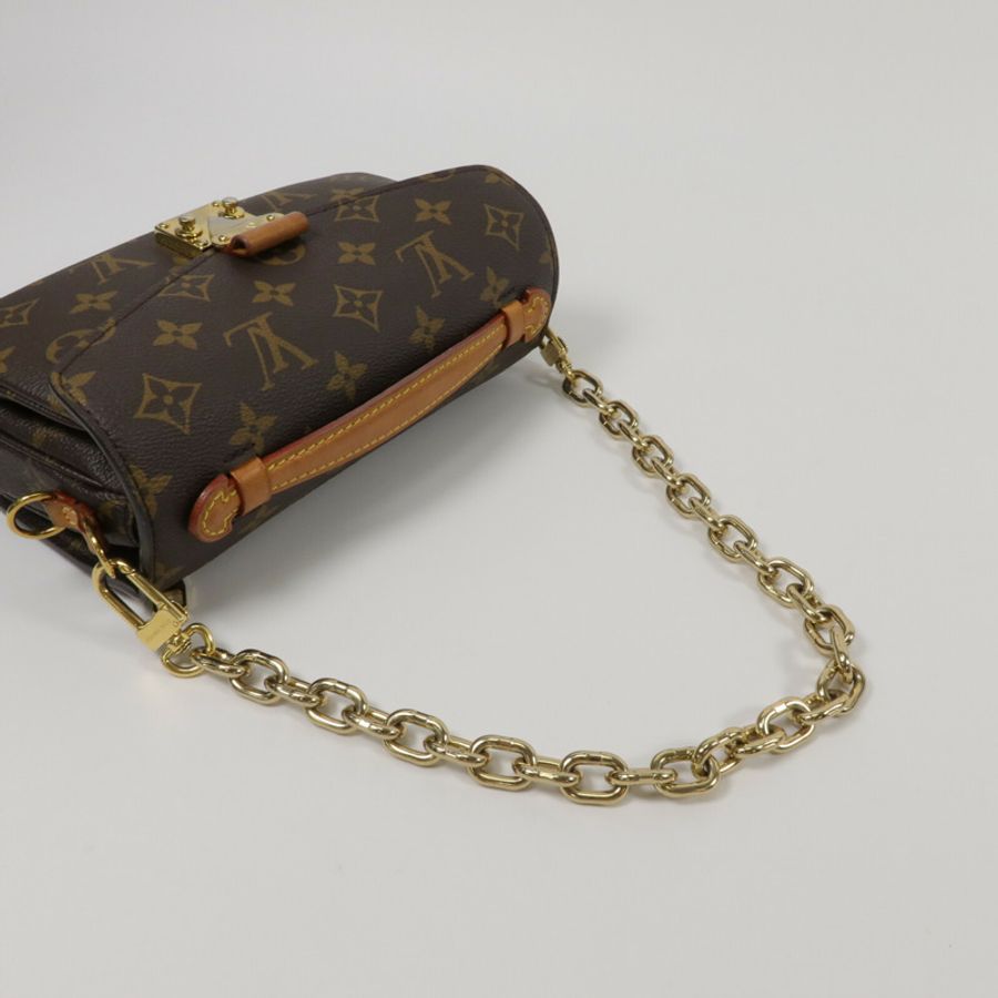 LOUIS VUITTON Monogram Pochette Metis East West金扣手挽肩背兩用袋-7