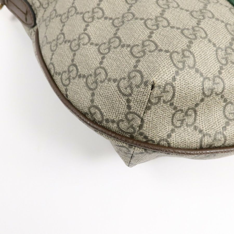 GUCCI 塗層帆布Ophidia GG肩背袋-11
