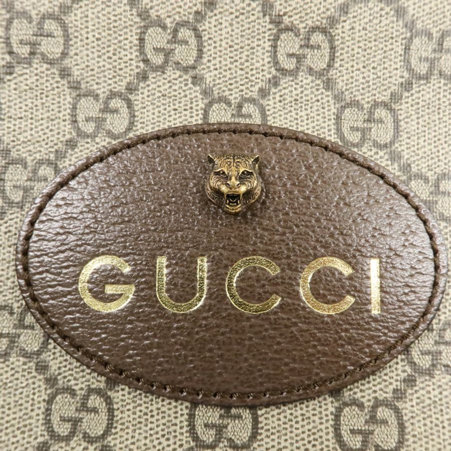 GUCCI 塗層帆布Neo Vintage GG Supreme肩背袋-14