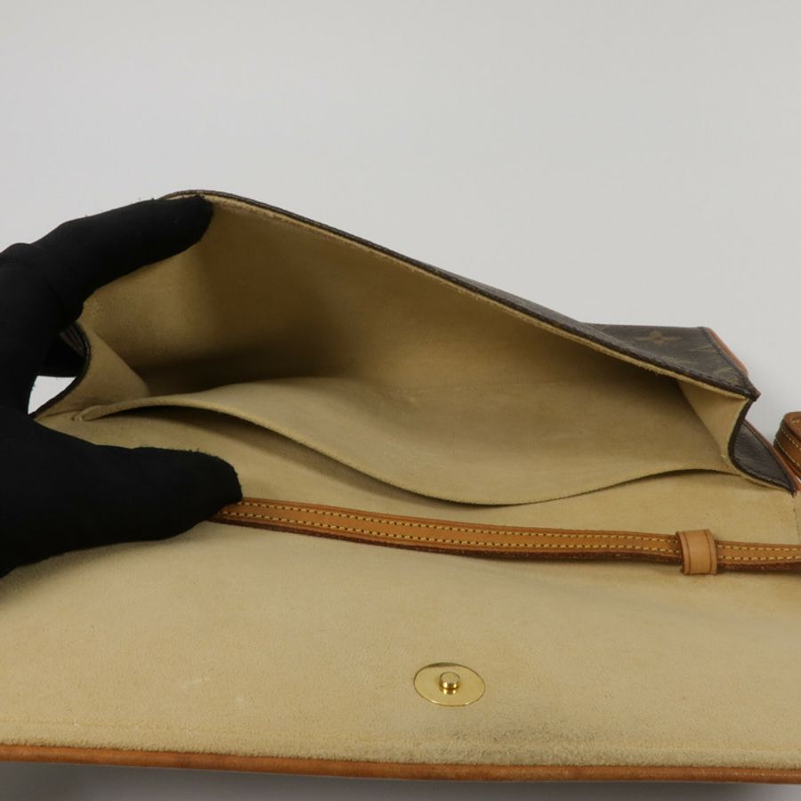LOUIS VUITTON Monogram Pochette Twin GM肩背袋-4