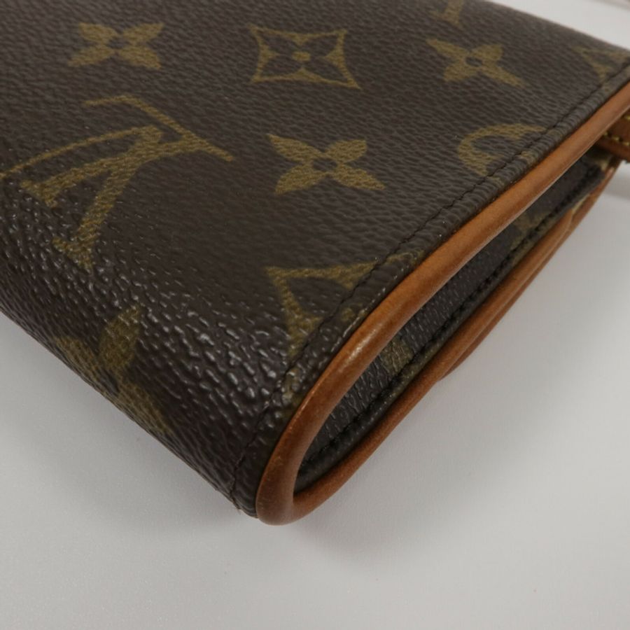 LOUIS VUITTON Monogram Pochette Twin GM肩背袋-11