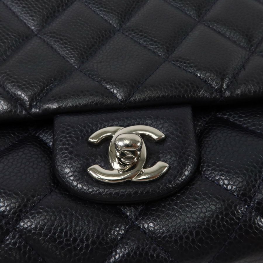 CHANEL 牛皮皮革Chain Shoulder鏈帶肩背袋-8