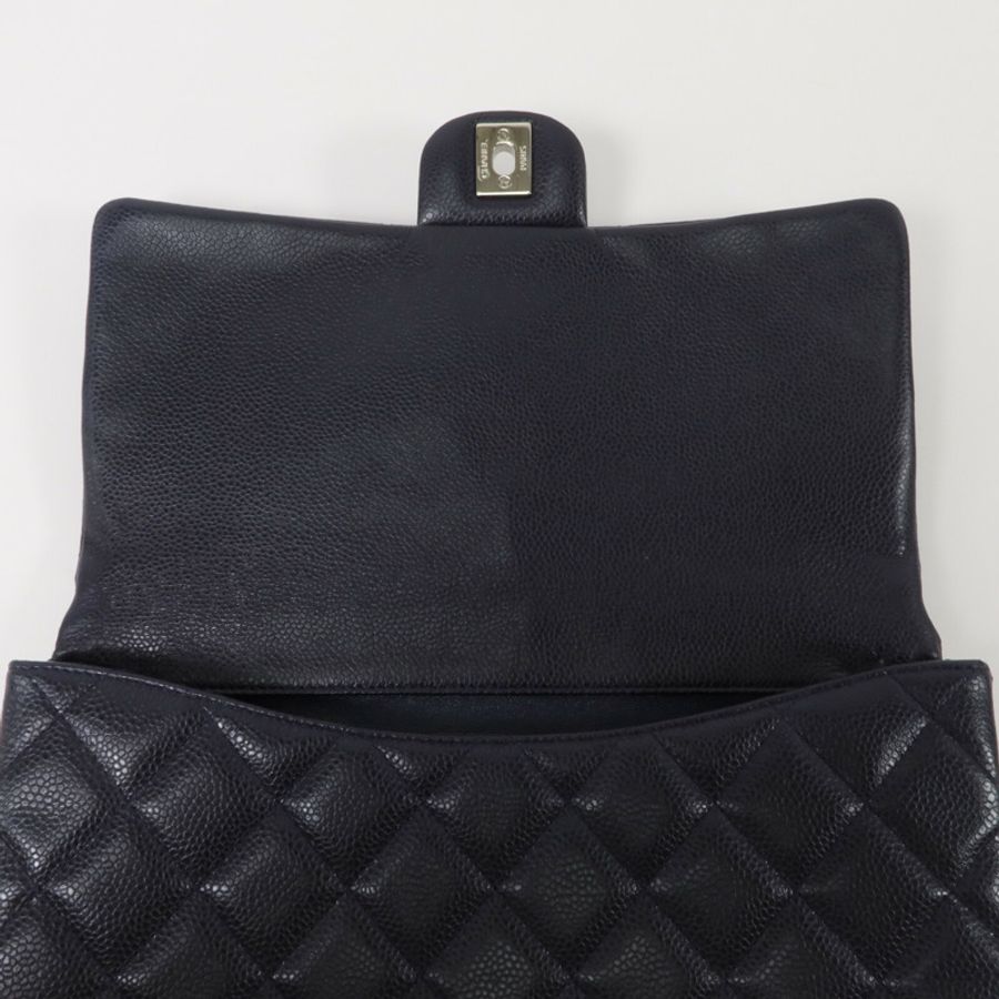 CHANEL 牛皮皮革Chain Shoulder鏈帶肩背袋-17