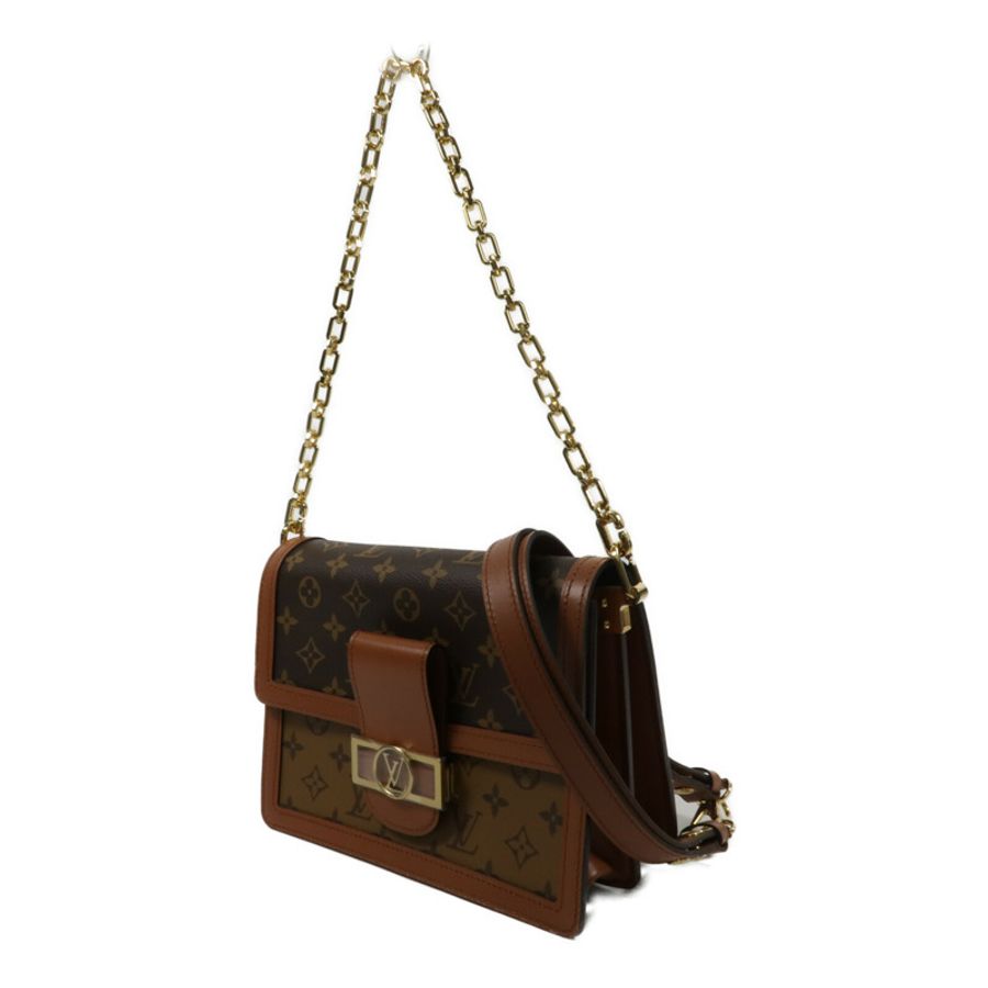 LOUIS VUITTON Monogram Reverse Dauphine MM肩背袋-1