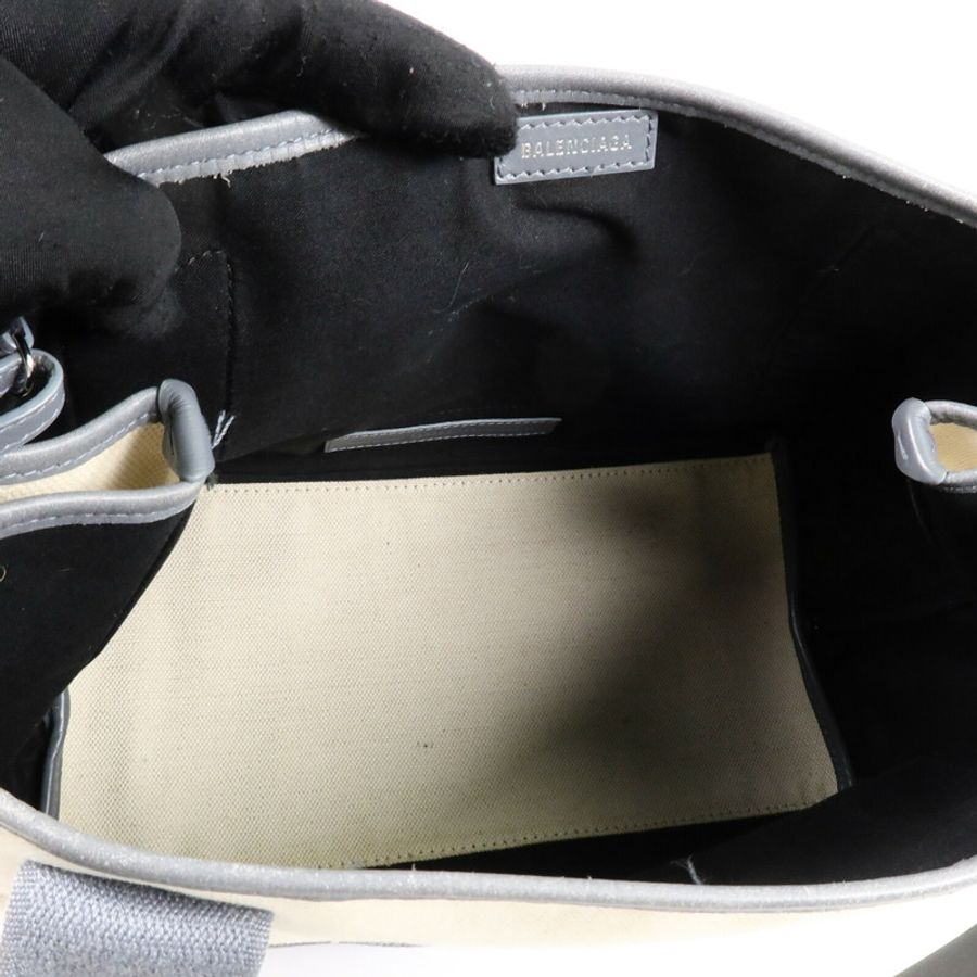 BALENCIAGA 帆布Cabas Tote Bag肩背袋-4