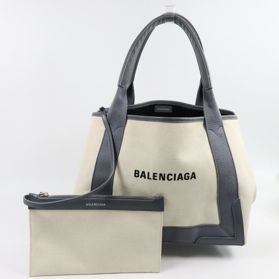 BALENCIAGA 帆布Cabas Tote Bag肩背袋-9