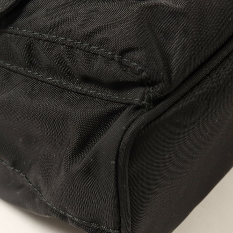 PRADA 尼龍Mini Backpack Chain Shoulder鏈帶手挽肩背兩用袋-13