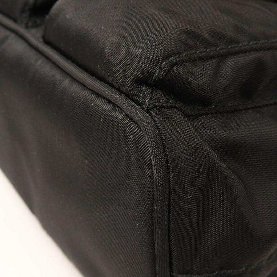 PRADA 尼龍Mini Backpack Chain Shoulder鏈帶手挽肩背兩用袋-14