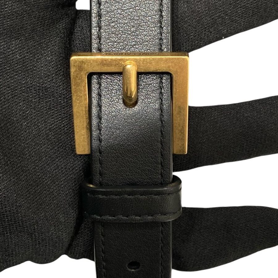 SAINT LAURENT 水桶包 800594 AAD39-1000 黑色-11