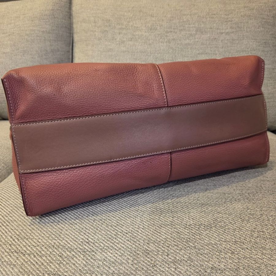 【絕版品】Chloe Cate 2way 手提側背兩用托特包 達靈頓粉-7