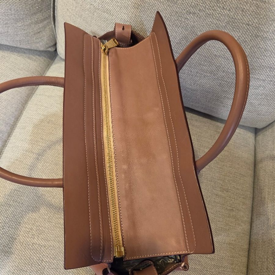 【絕版品】Chloe Cate 2way 手提側背兩用托特包 達靈頓粉-14