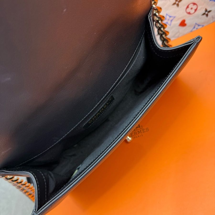 CHANEL香奈兒黑金Leboy中號 29開 尺寸25*7*14.5cm-5