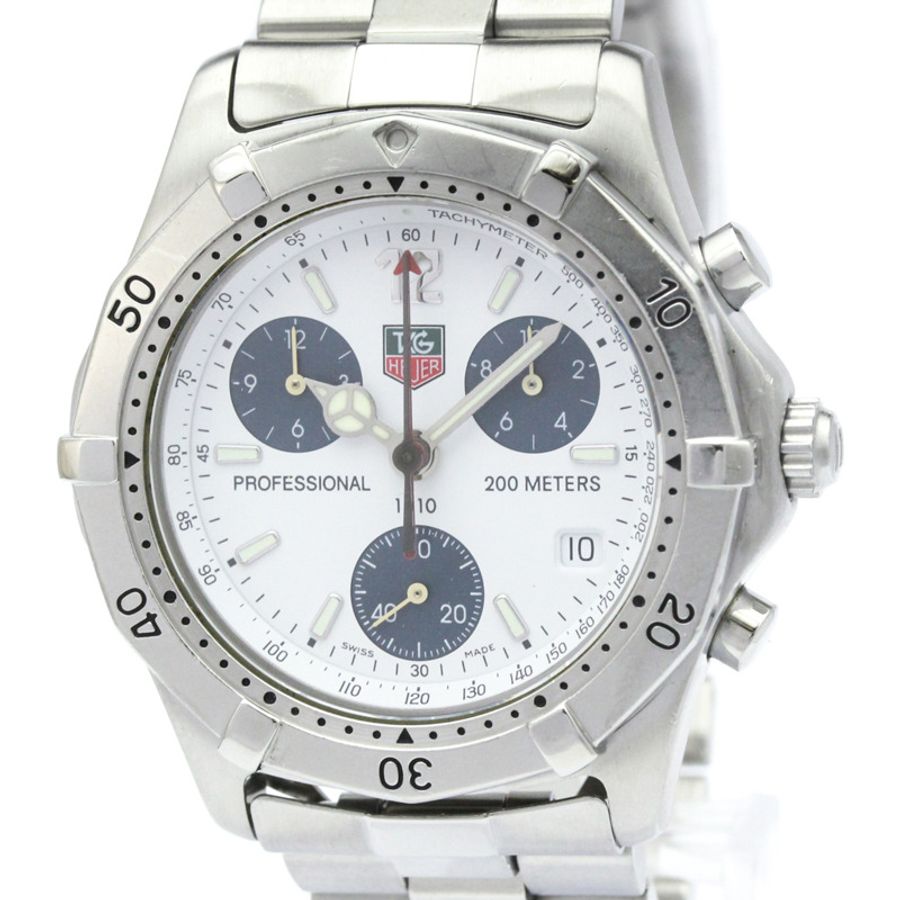TAG HEUER 2000 經典專業計時腕錶 CK1111 拋光款-0