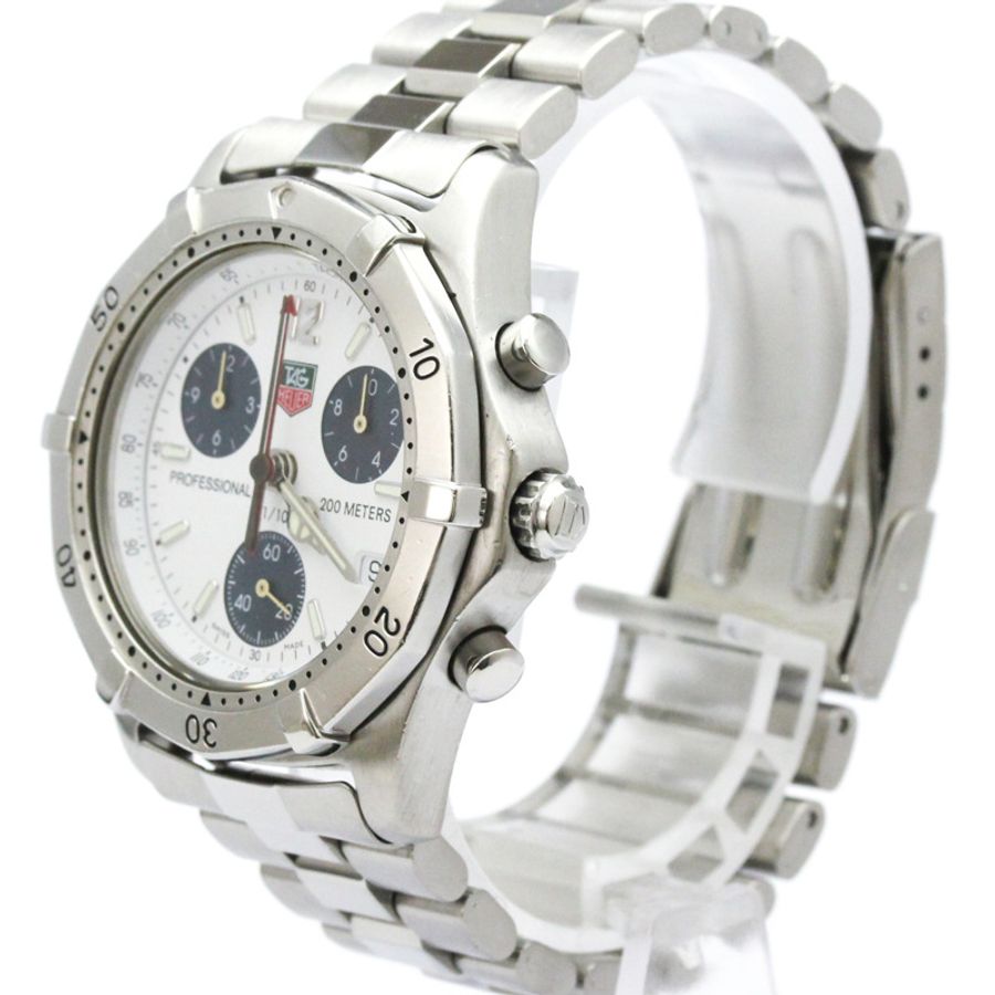 TAG HEUER 2000 經典專業計時腕錶 CK1111 拋光款-1