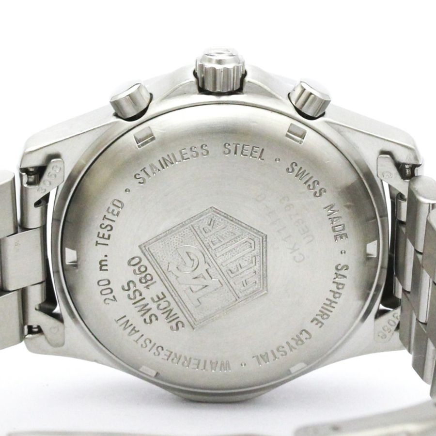 TAG HEUER 2000 經典專業計時腕錶 CK1111 拋光款-5