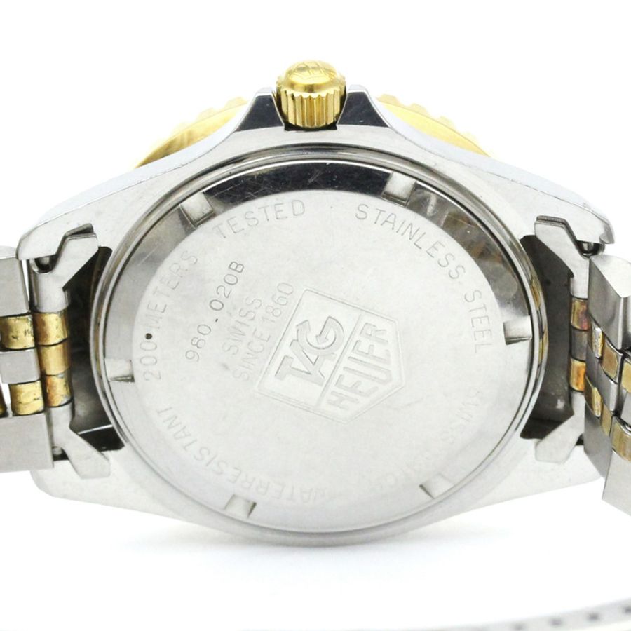 TAG HEUER 豪雅 1000 專業鍍金精鋼腕錶 980.020B-5