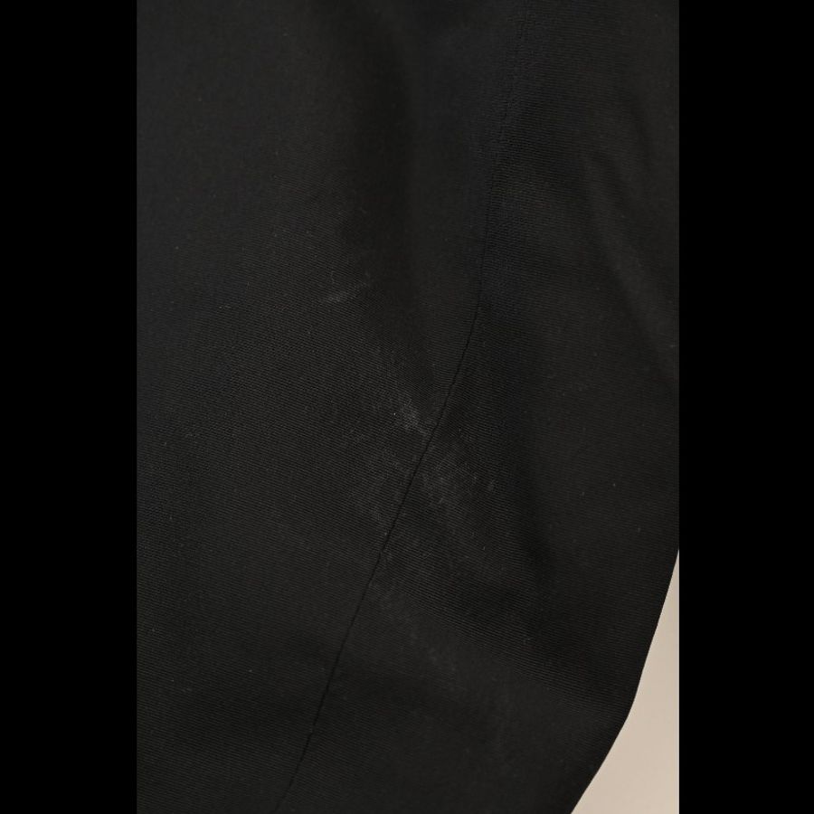 Chanel 黑色真丝拉链两口袋毛领棉服上衣外套-17