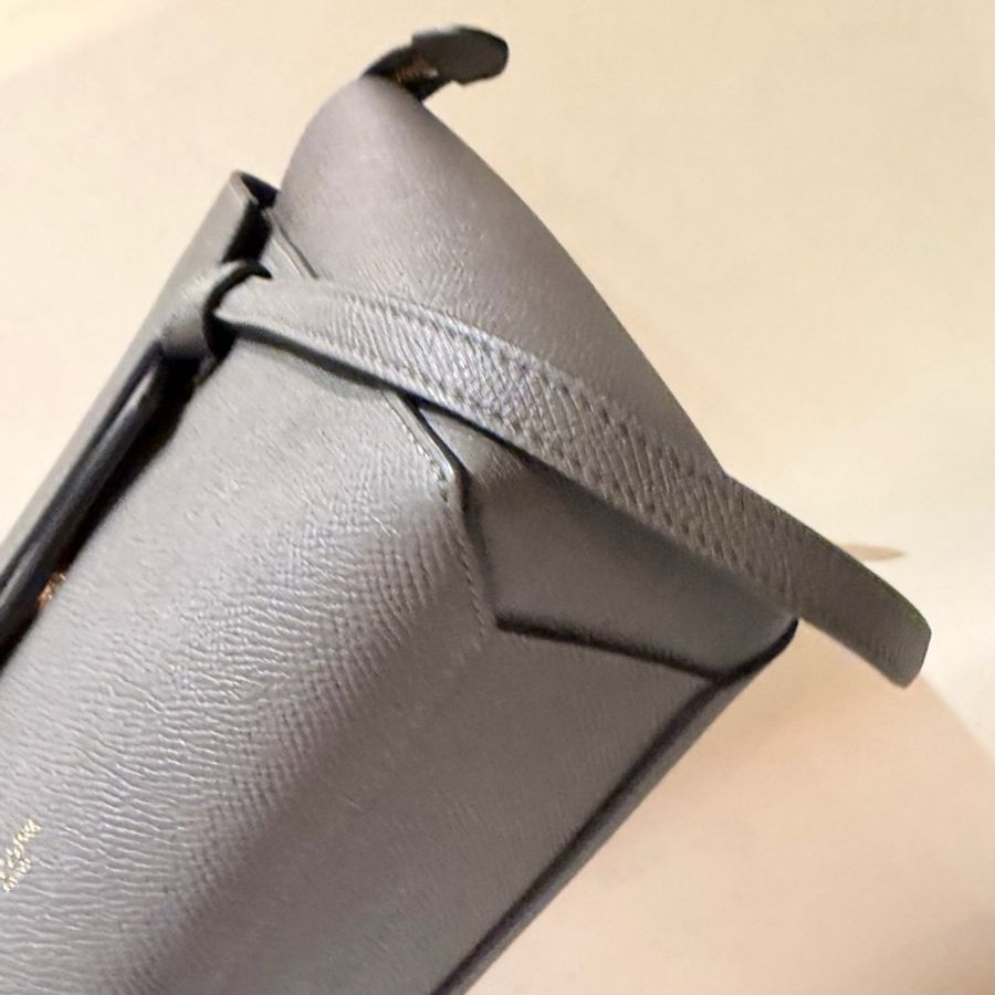 Celine 賽琳 鯰魚包nano 手提包斜挎包 大象灰-5