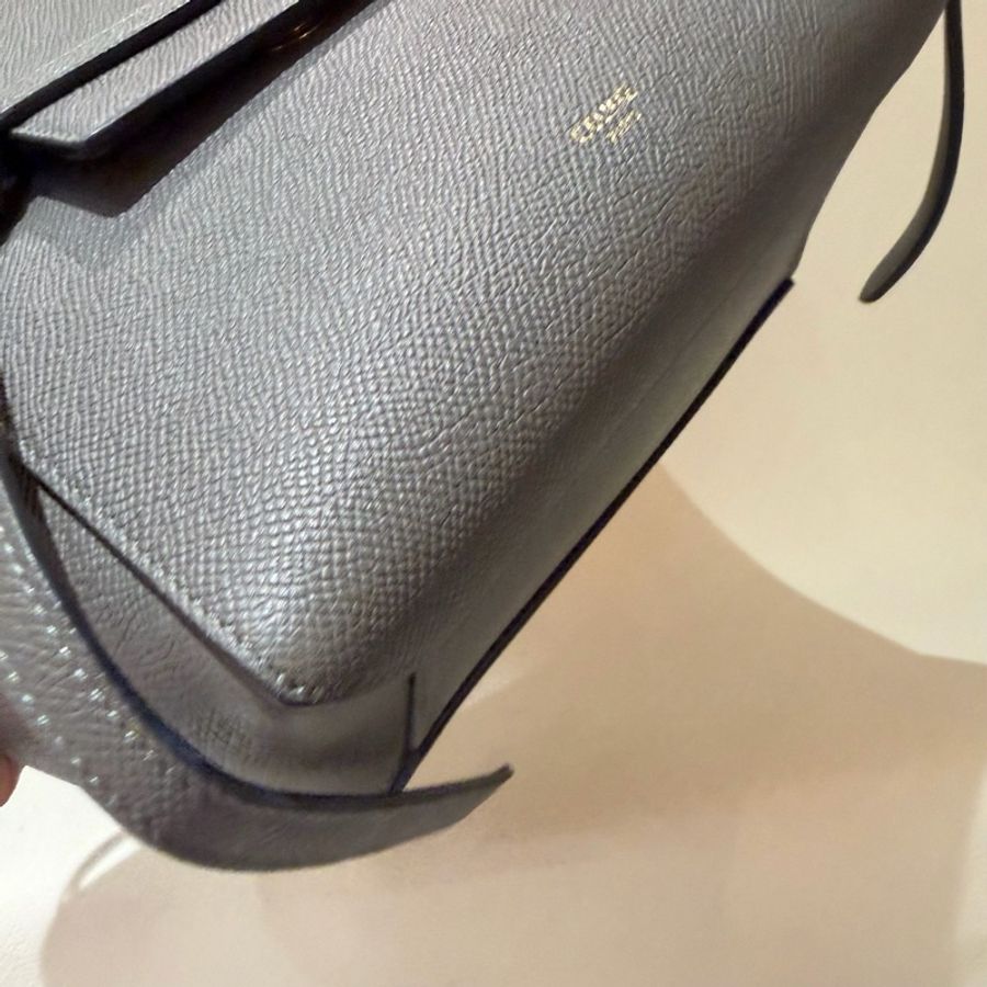 Celine 賽琳 鯰魚包nano 手提包斜挎包 大象灰-6