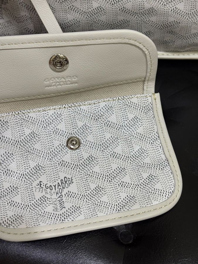 最美的的休閒包🤍 Goyard mini托特 附上訂製內膽-7
